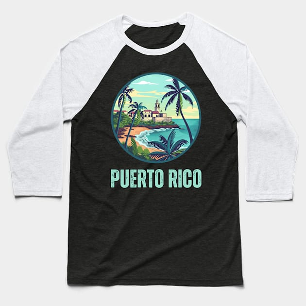 Puerto Rico Baseball T-Shirt by Mary_Momerwids